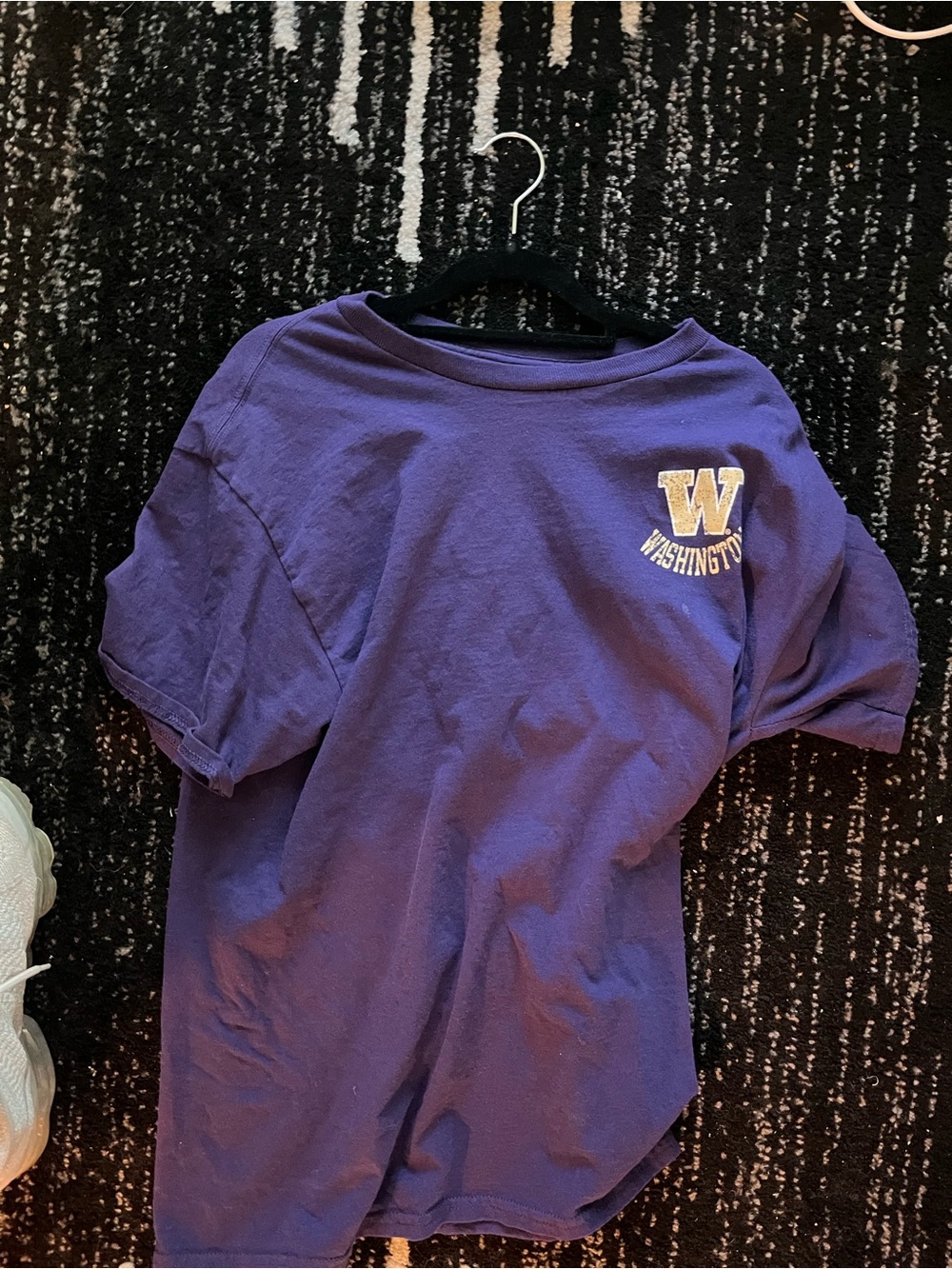 Champion Purple Washington 'W' Logo T‑Shirt